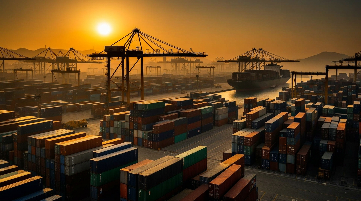 Container shipping port in China — global sourcing and export logistics